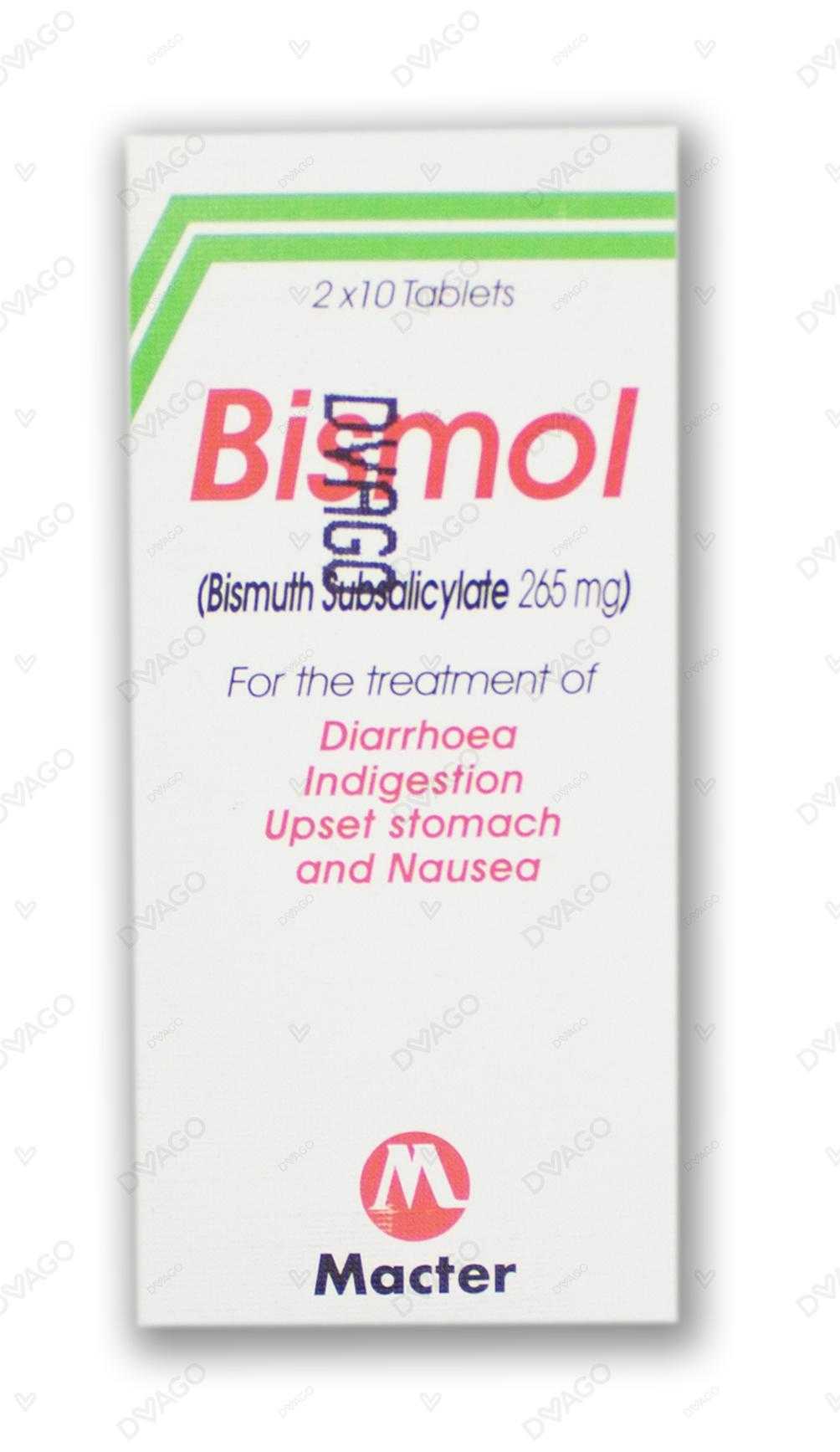 bismol tablets 265mg 20s