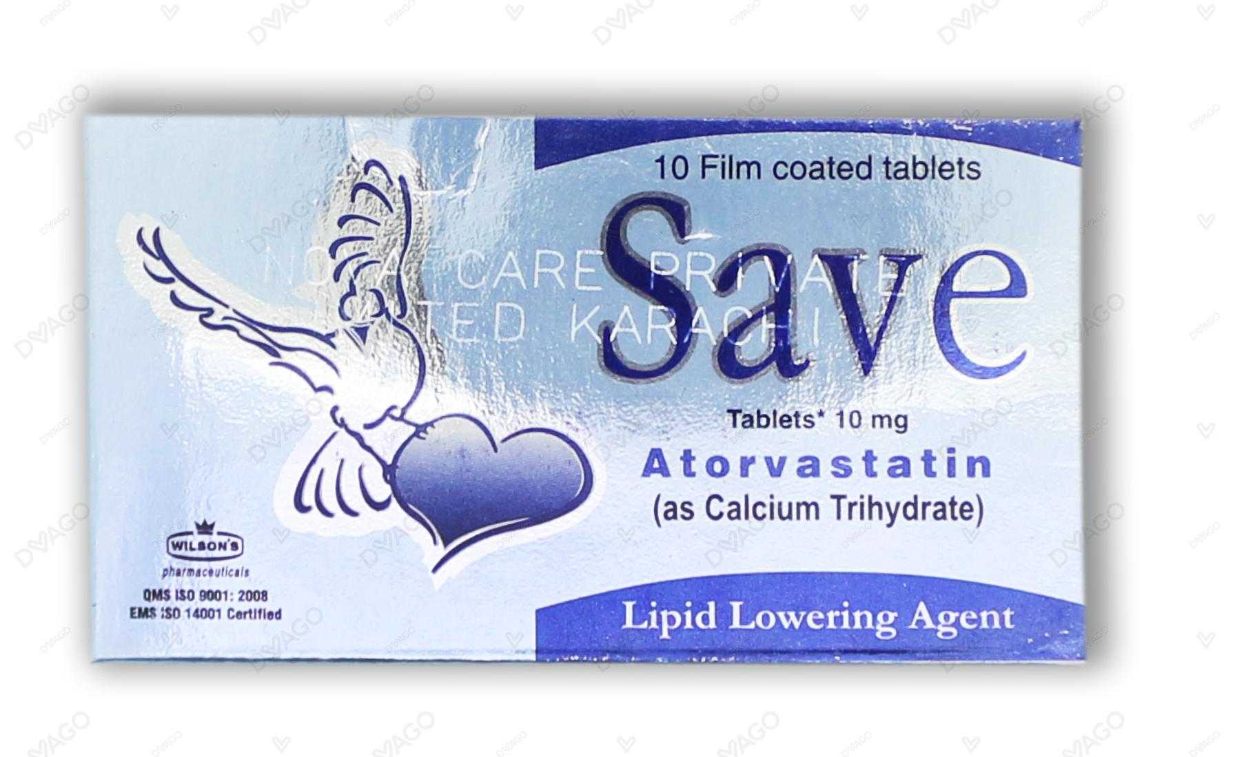 save tablets 10mg