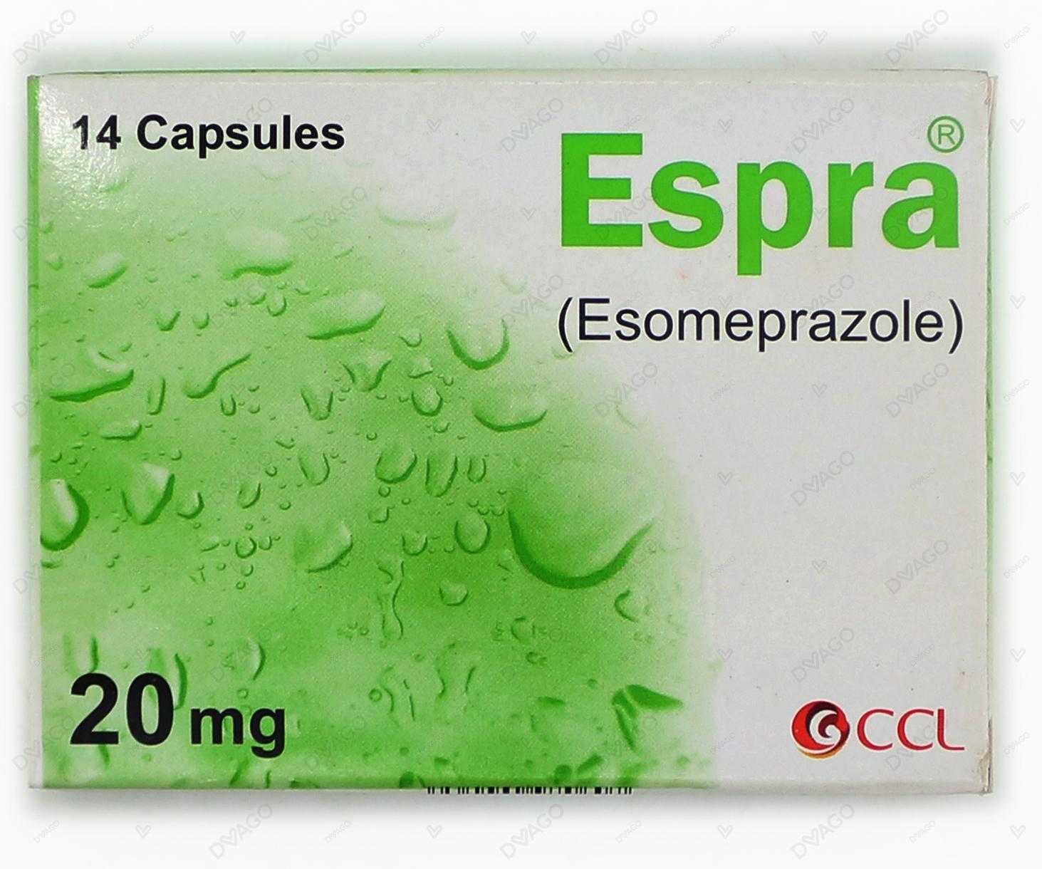 espra capsules 20mg