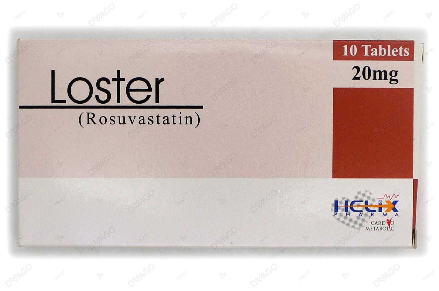 loster tablets 20mg