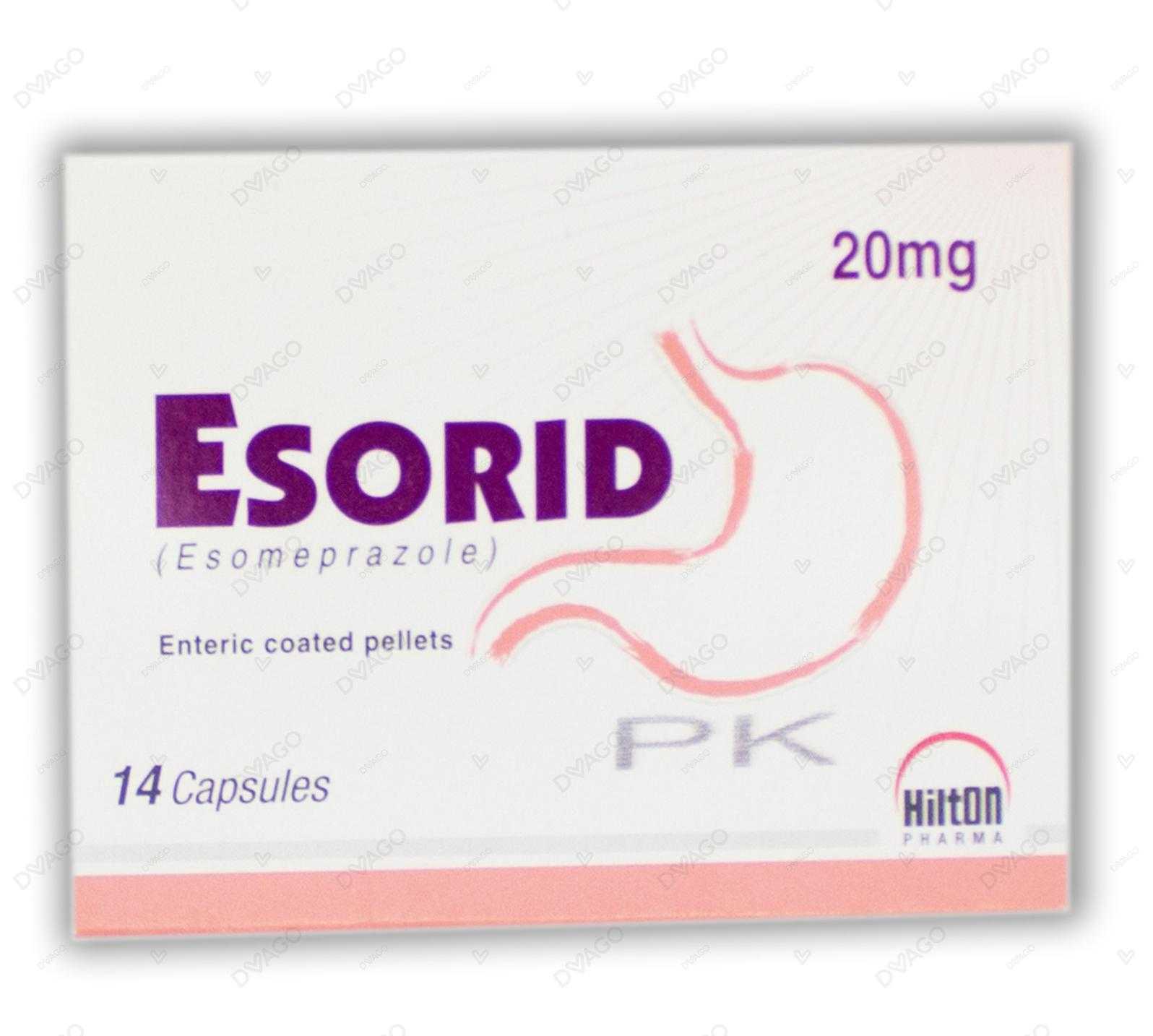 esorid capsules 20mg