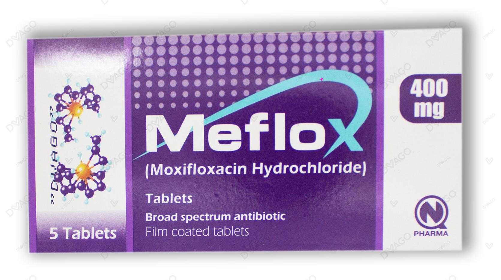 meflox tablets 400mg