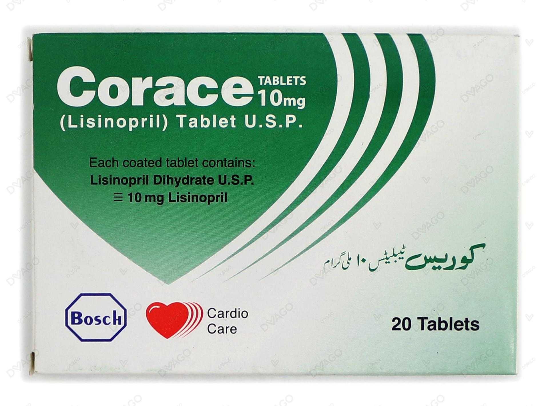 corace tablets 10mg