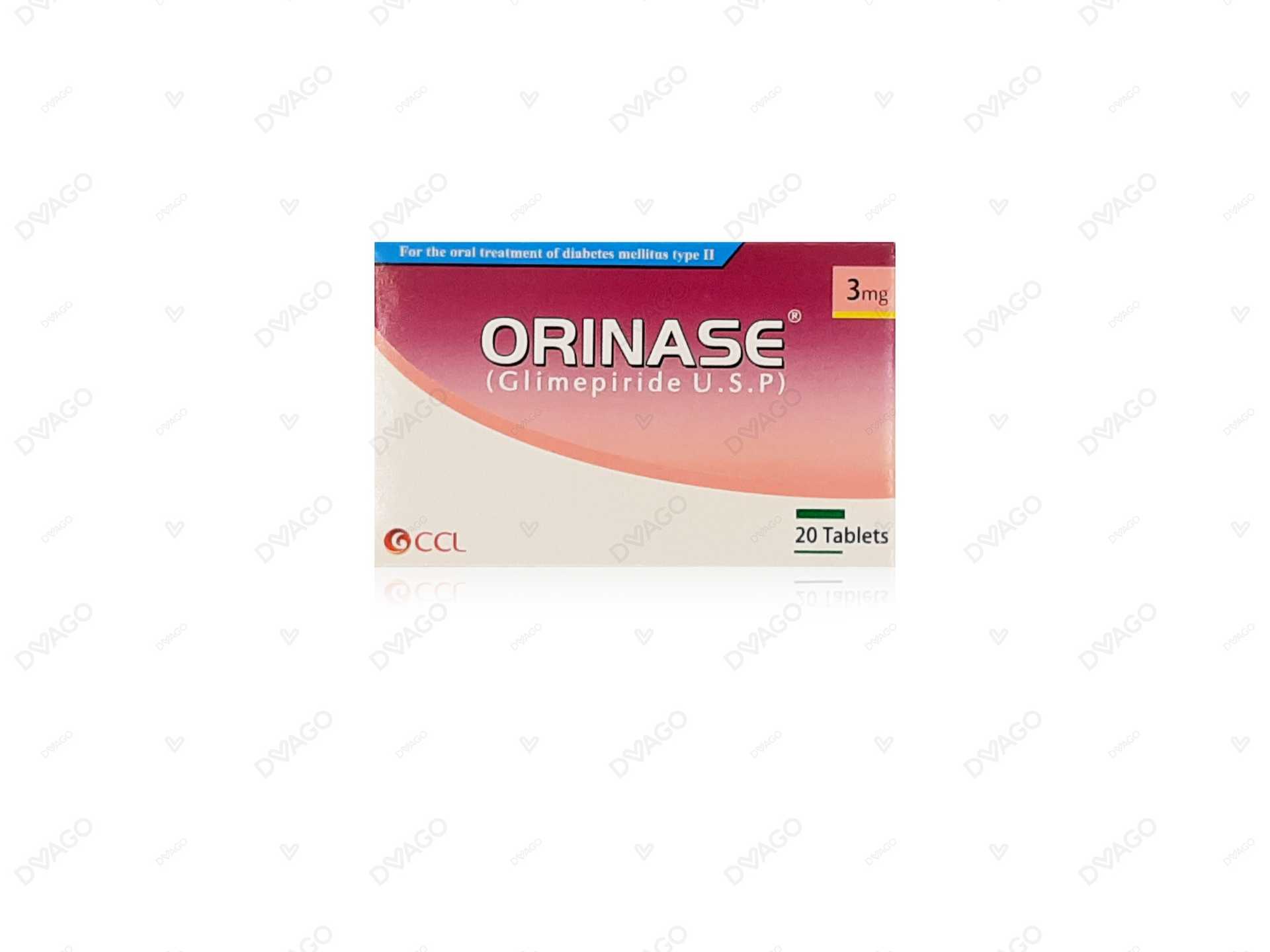 orinase tablets 3mg