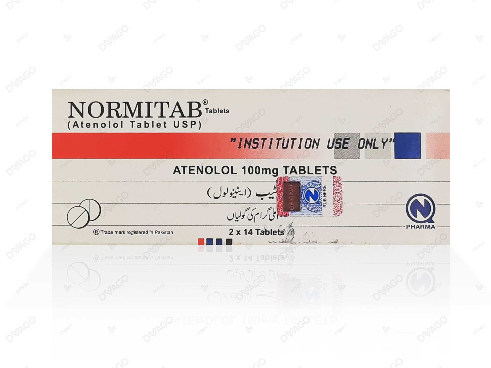 normitab tablets 100mg