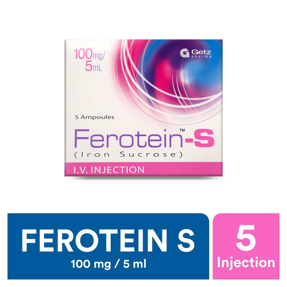 ferotein-s injection 5 ampx5 ml