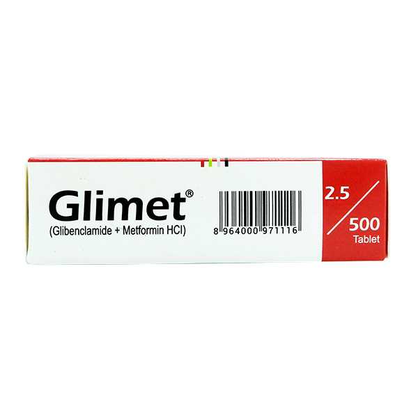 glimet  2.5/500 mg 30 tablets