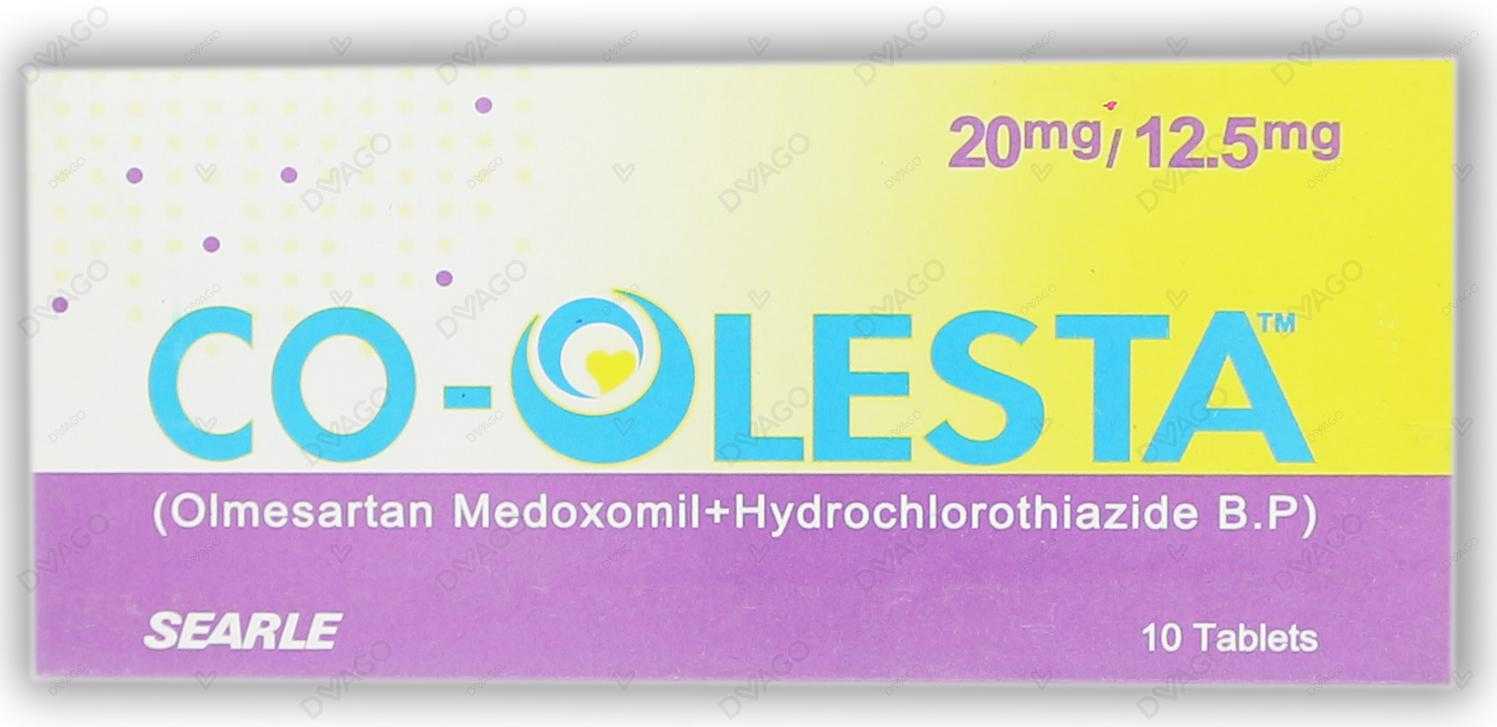 co-olesta tablets 20/12.5mg