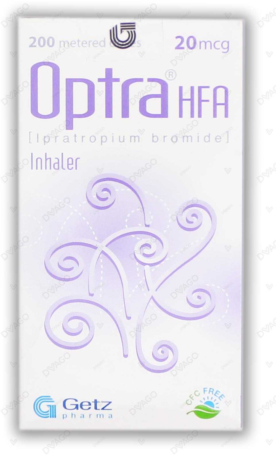 optra hfa inhaler 20mcg