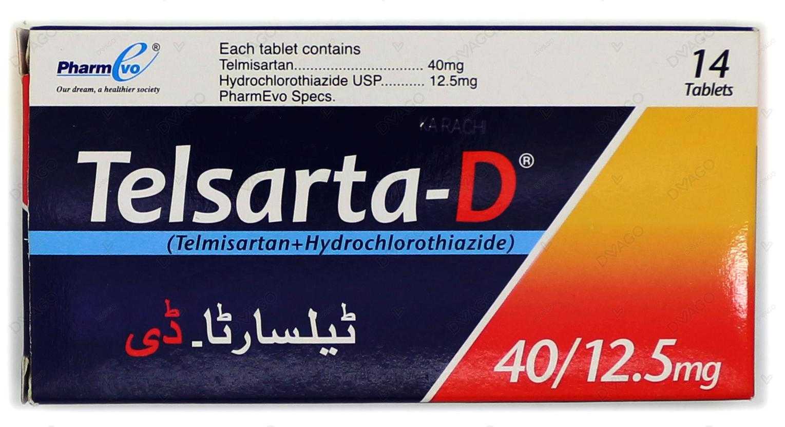 telsarta d tablets 40/12.5mg