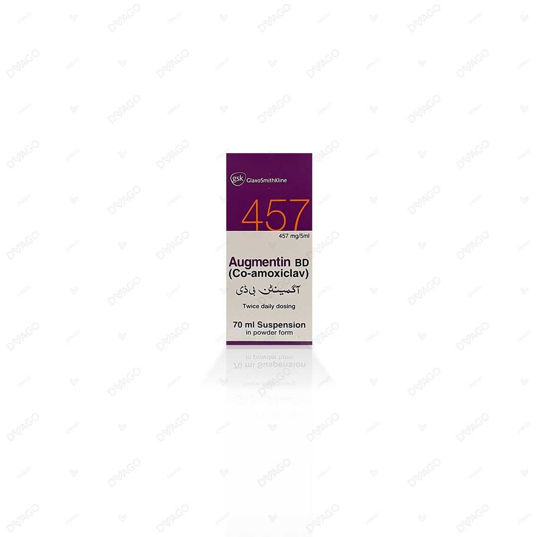 augmentin bd 70ml suspension 457mg