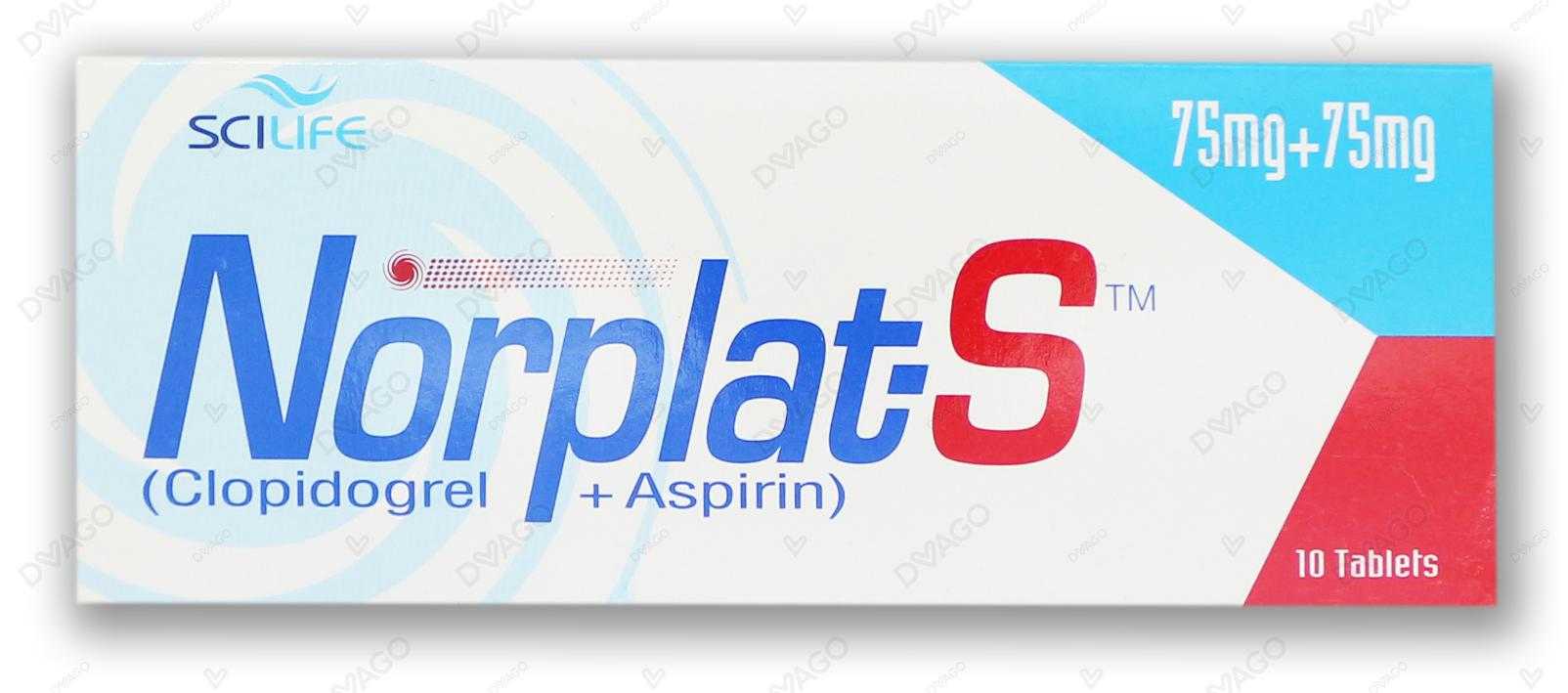 norplat-s tablets 75/75 mg