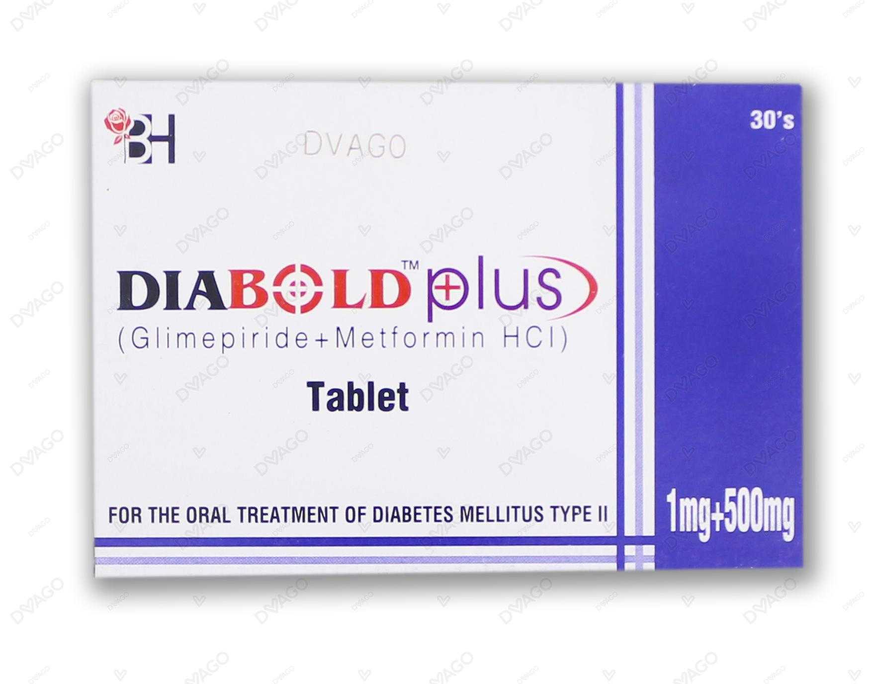 diabold plus tablets 1mg+500mg