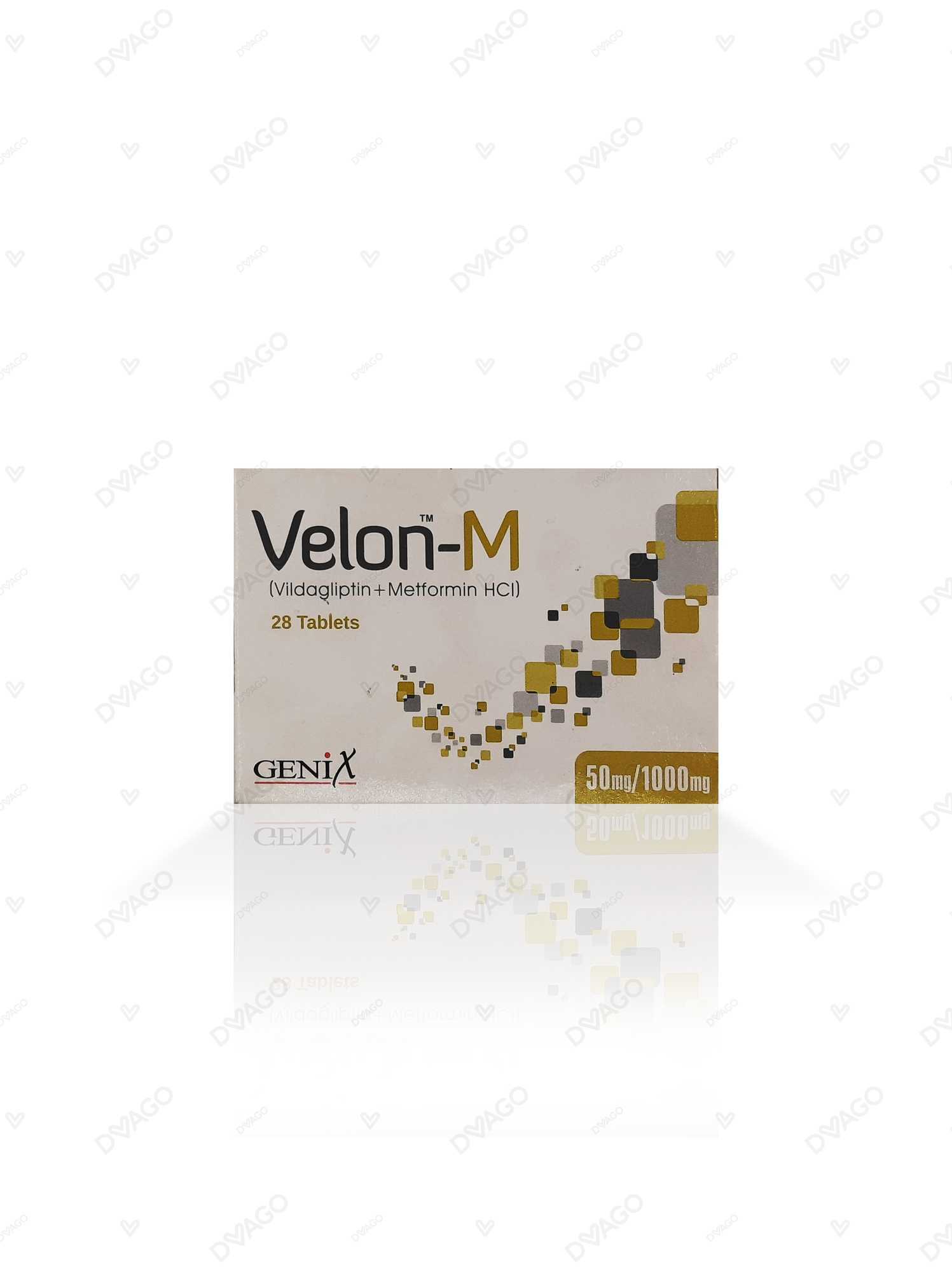 velon-m tablets 50/1000 mg