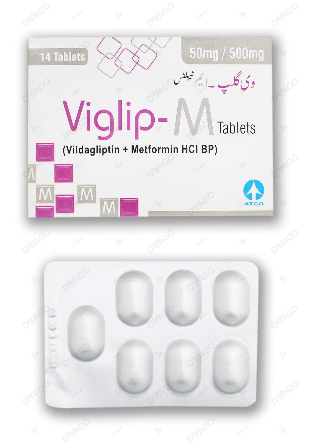 viglip-m tablets 50mg/500mg