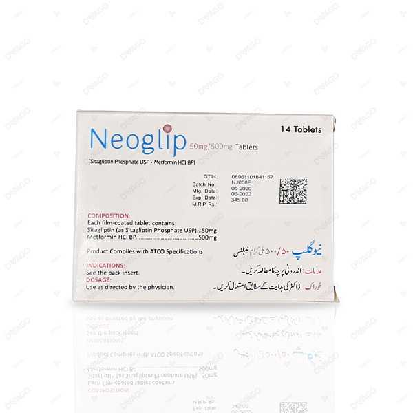 neoglip tablets 50mg/500mg