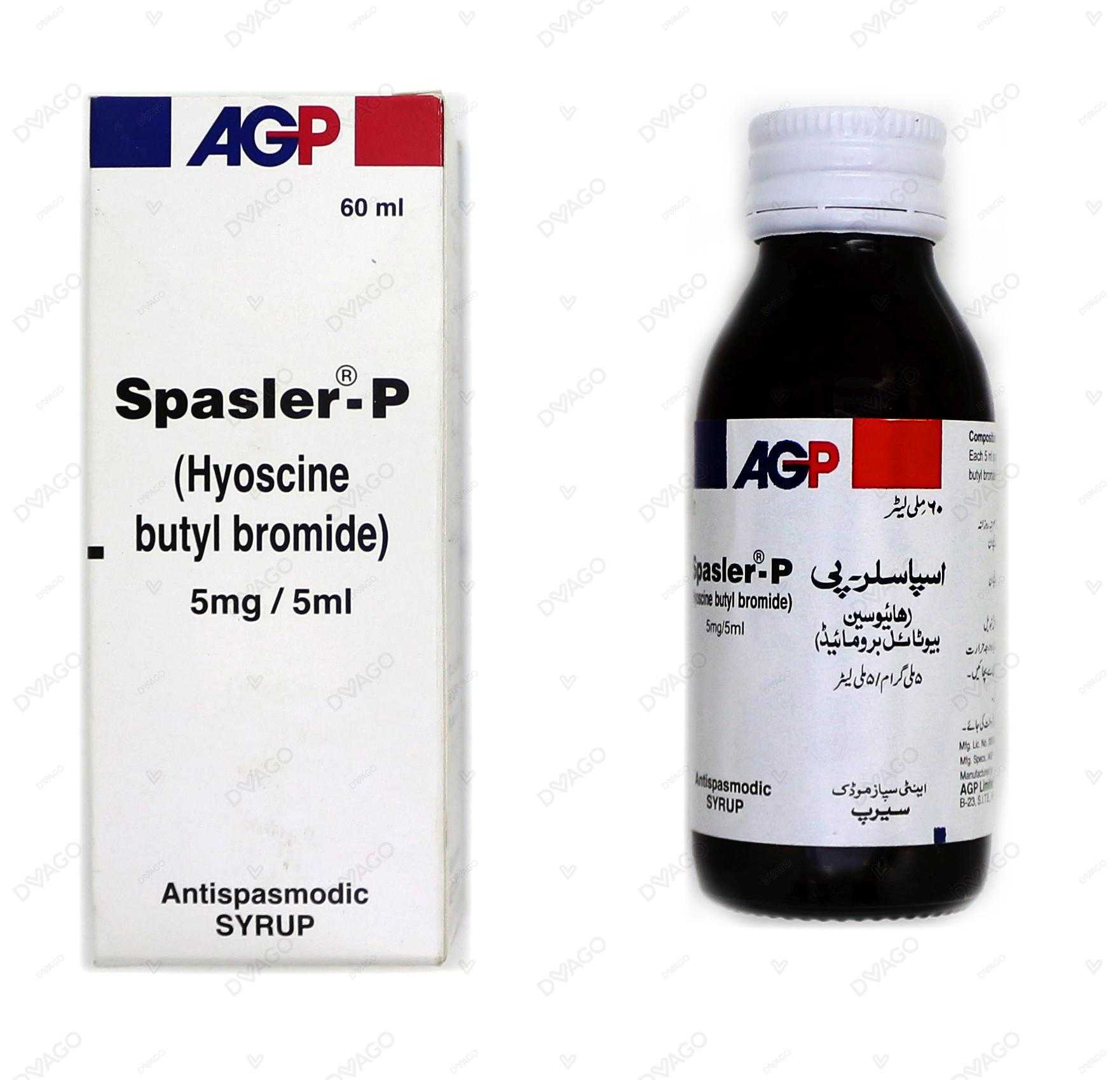 spasler-p 60ml syrup 5mg/5ml