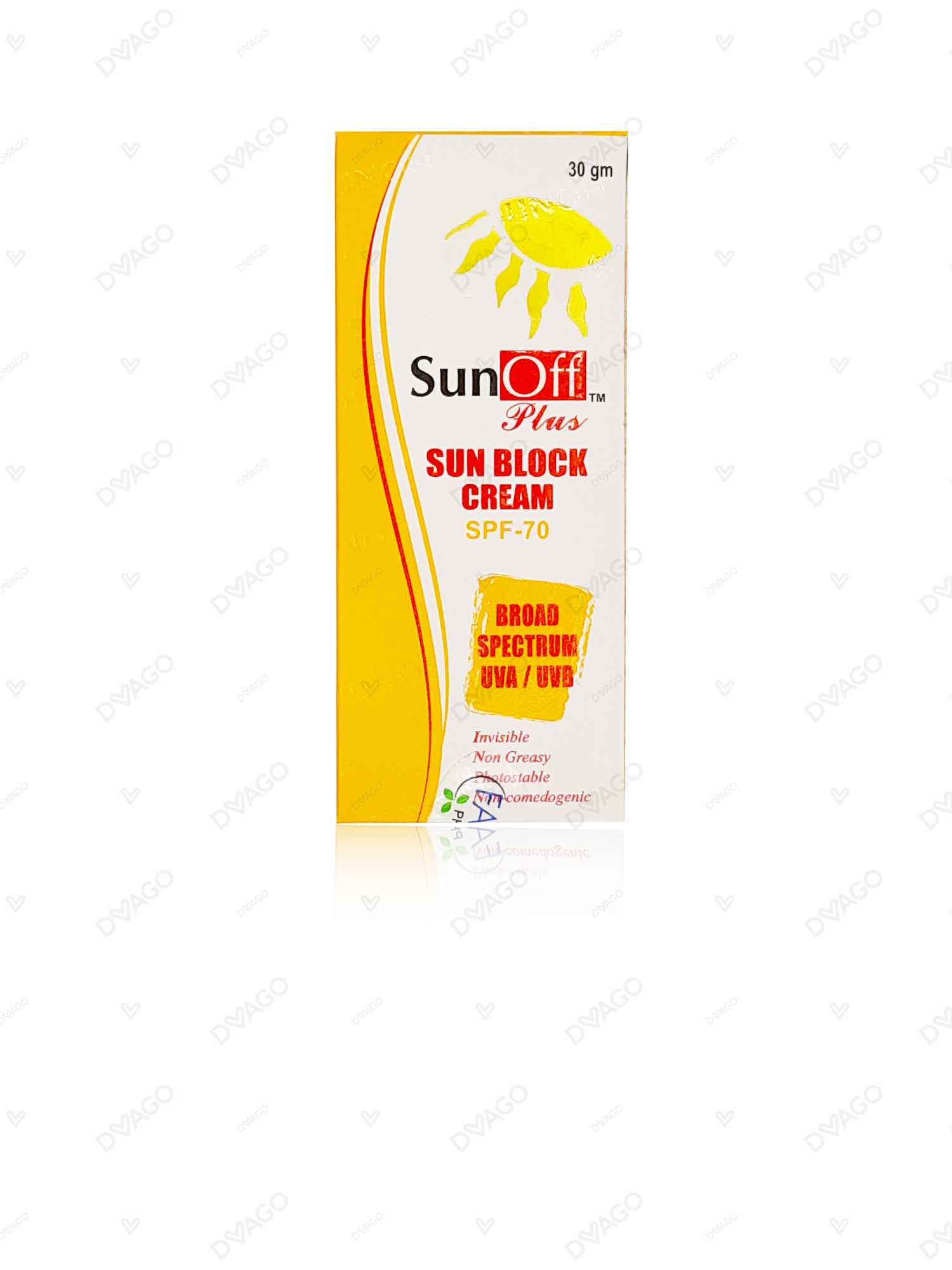 sun off plus spf 70 30g cream