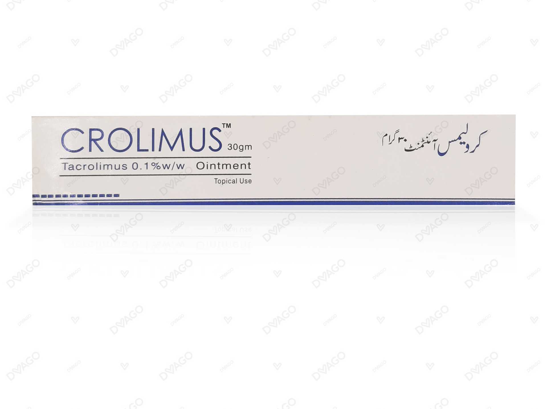 crolimus 0.1% ointment 30gm