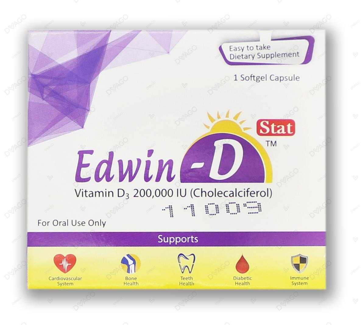 edwin-d softgel capsules 200,000iu