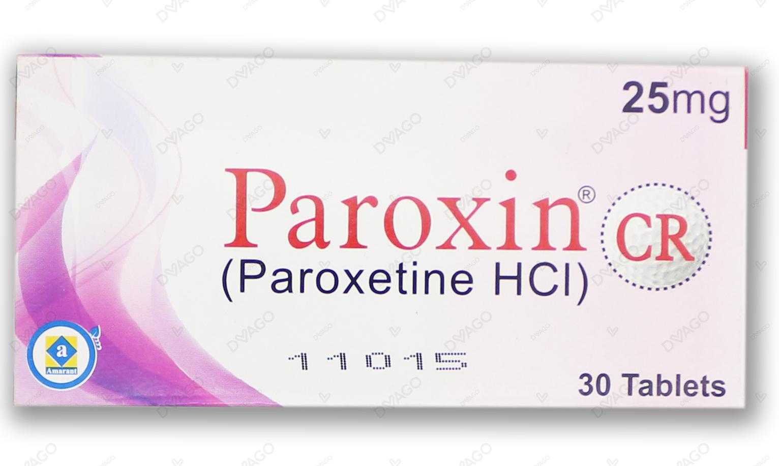 paroxin cr tablets 25mg