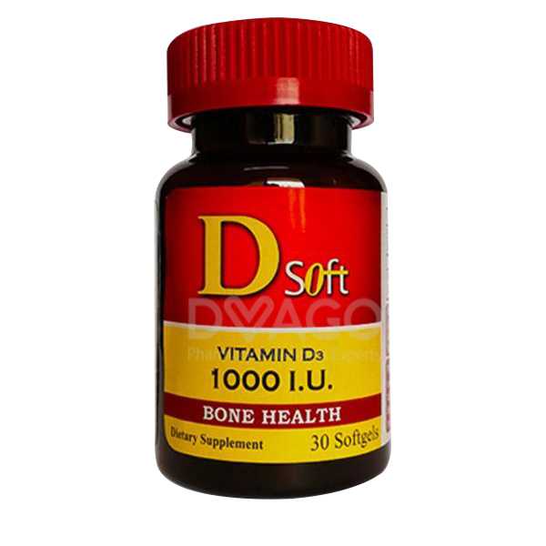 d soft 1000 iu softgel capsules