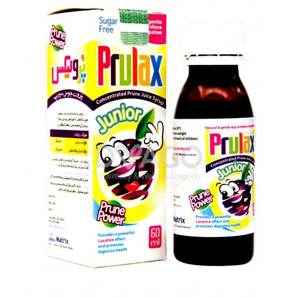 prulax junior 60 ml syrup