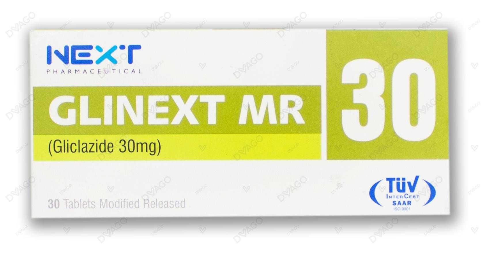 glinext mr tablets 30mg