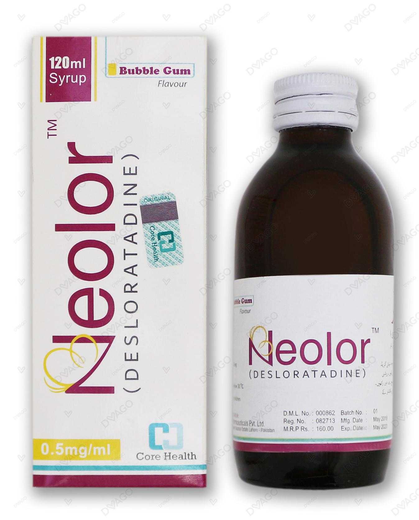 neolor 120ml syrup 0.5ml/ml