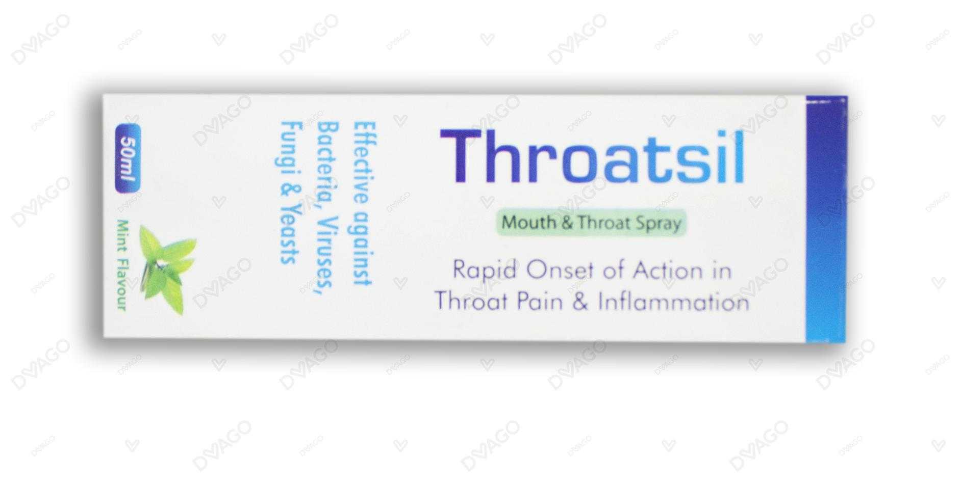 throatsil mouth spray 50ml