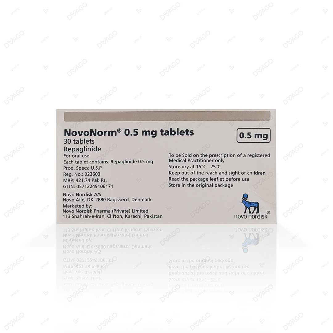 novonorm tablets 0.5 mg