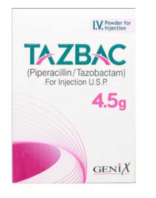 tazbac injection iv 4.5g
