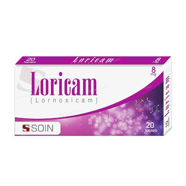 loricam 8mg 20 tablets