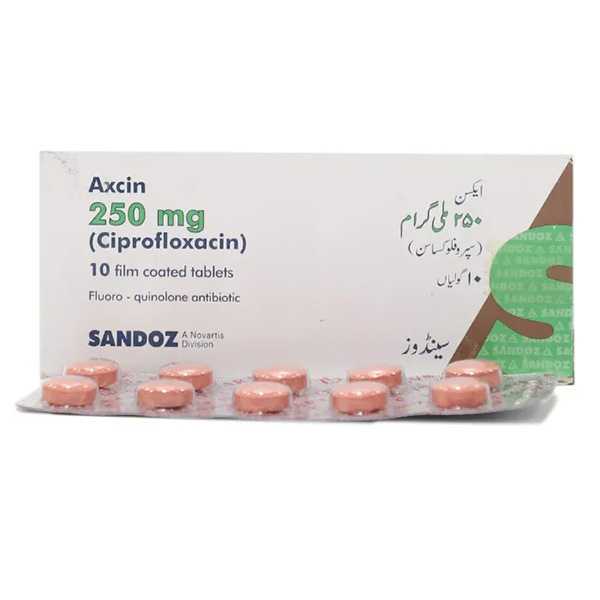 axcin 250mg 10 tablets