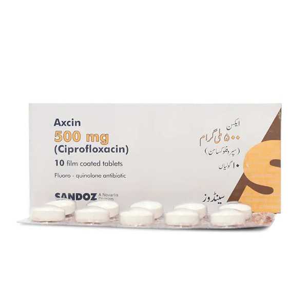 axcin 500mg 10 tablets