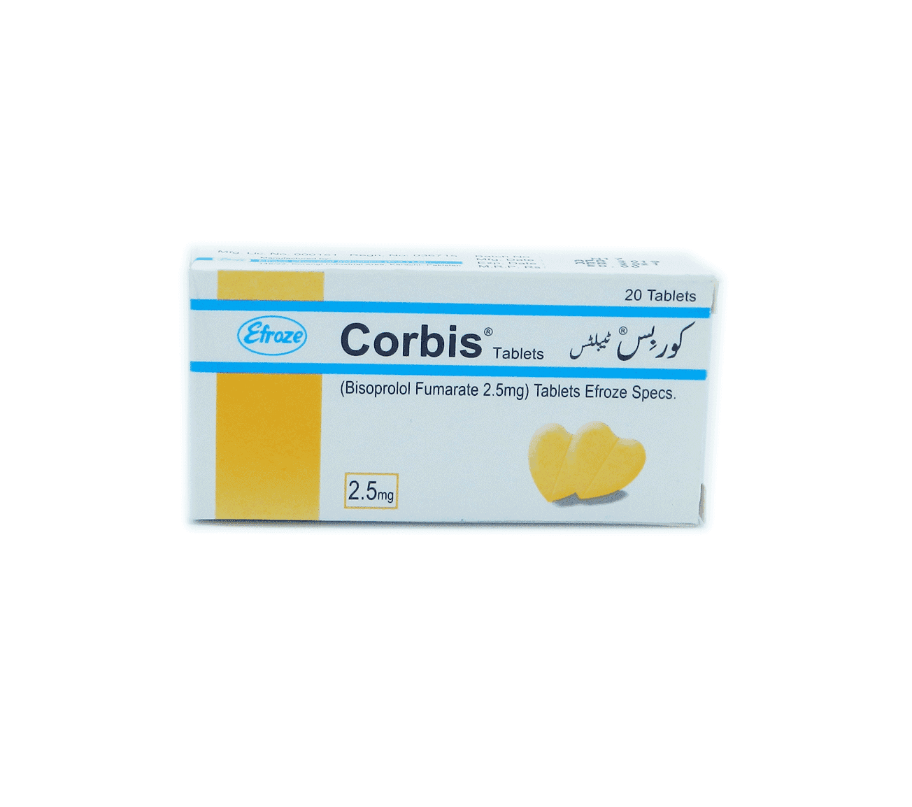 corbis tablets 2.5mg