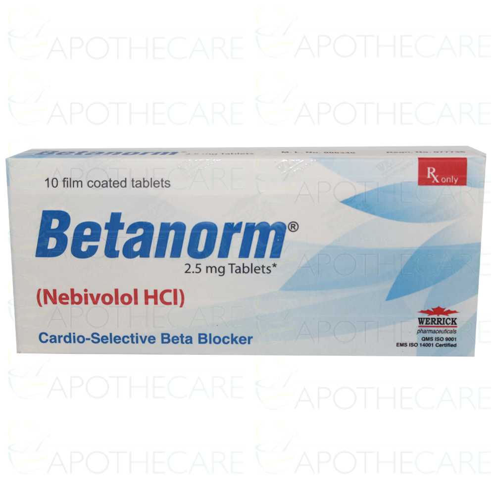 betanorm tablets 2.5mg