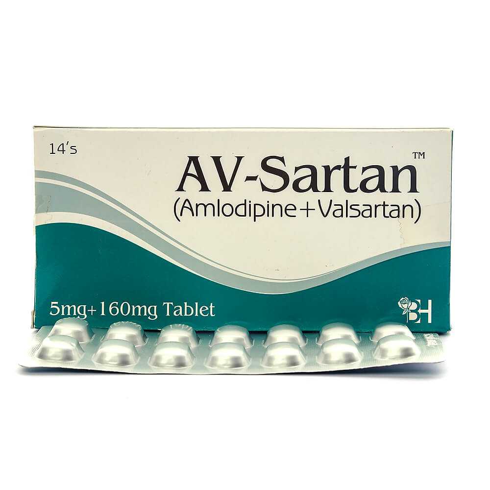 av-sartan tablets 5mg/160mg