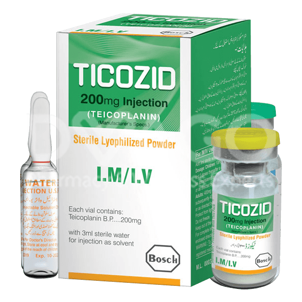ticozid 200mg injection