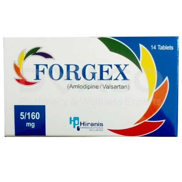 forgex 5/160 mg tablets 14s
