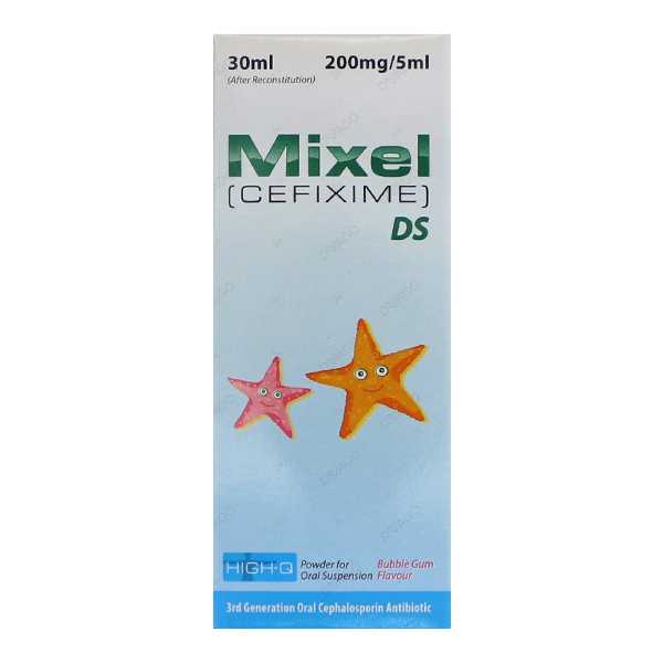 mixel ds 30ml suspension 200mg/5ml