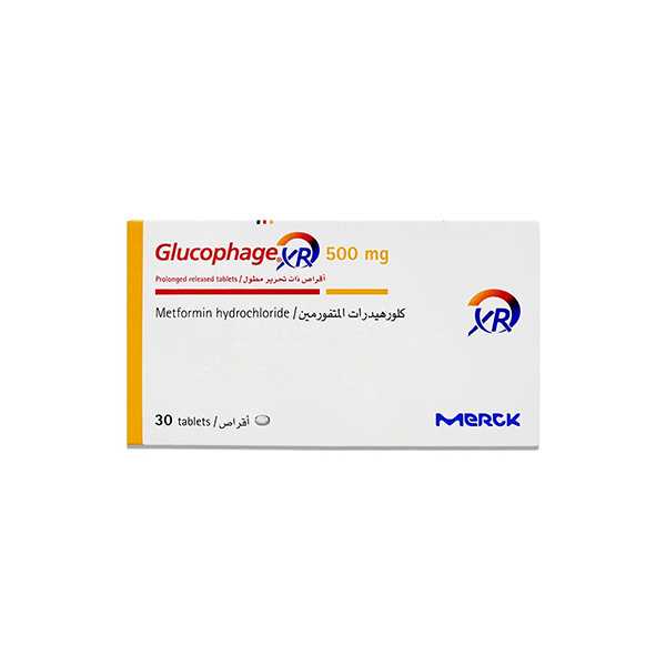 glucophage xr 500mg tab 30s