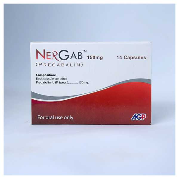 nergab 150mg cap 14s