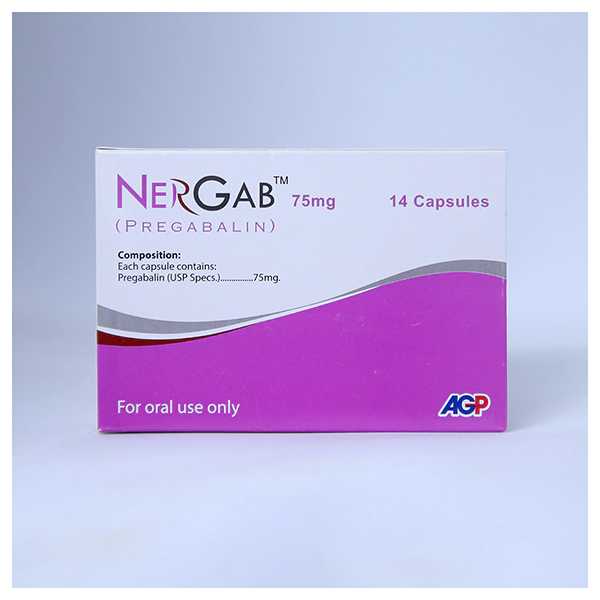 nergab 75 mg cap 14s