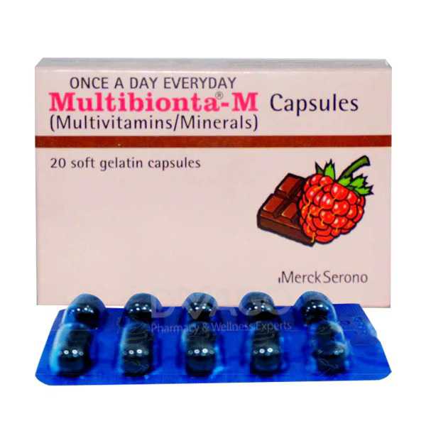 multibionta-m capsules 30s (pack size 3x10s)