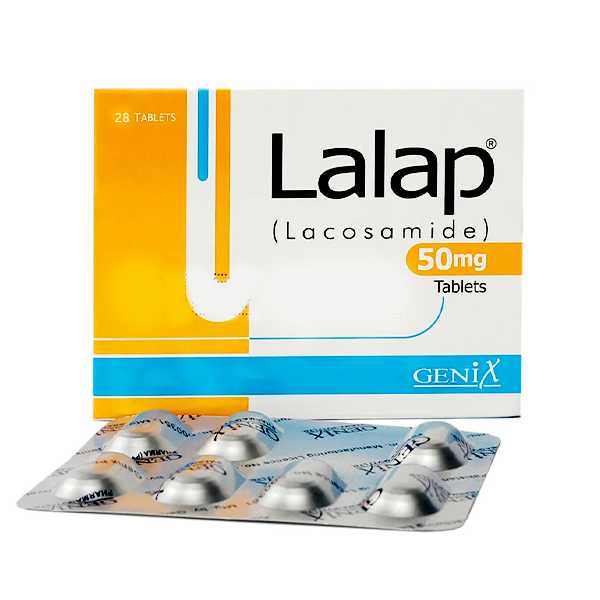 lalap 50mg tablets 28s (pack size 2x14s)