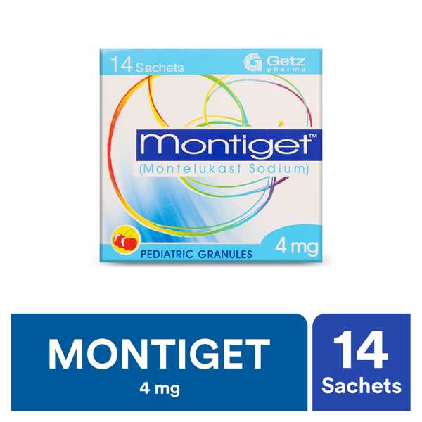 montiget sachets 4mg