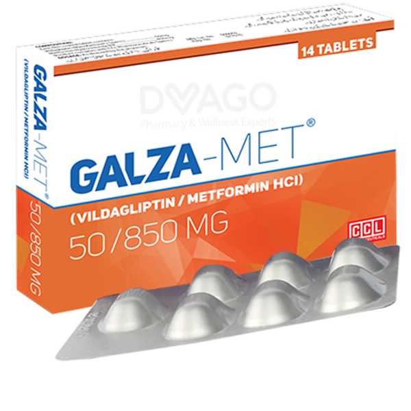 galza-met tablets 50mg/850mg