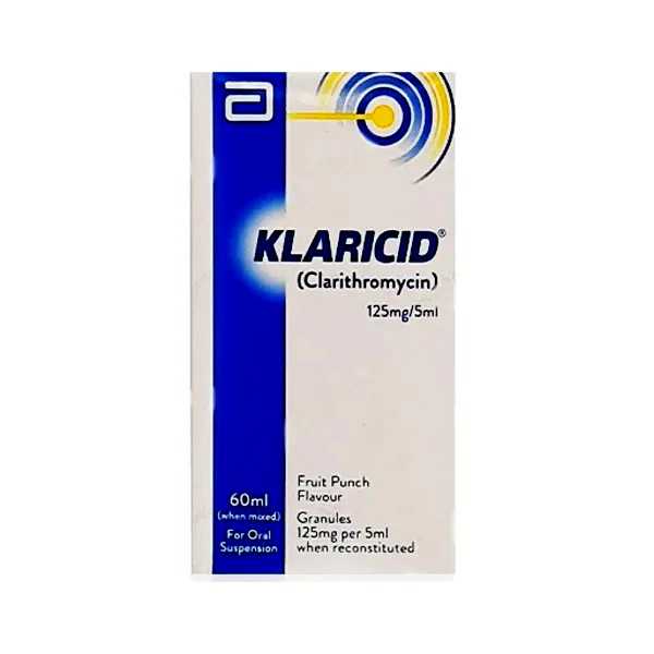 klaricid 60ml suspension 125mg/5ml