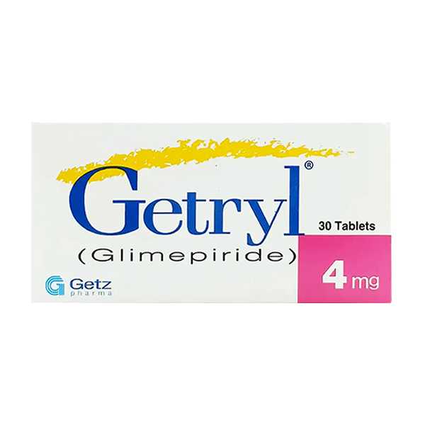 getryl tablets 4mg 30s (pack size 3x10s)